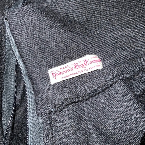 Vintage Black Maxi Dress with Draped Cowl Neck – Long Sleeve Elegant Minimalist - Picture 5 of 8